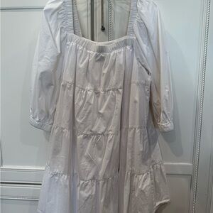 Pomander Place White Gathered Skirt